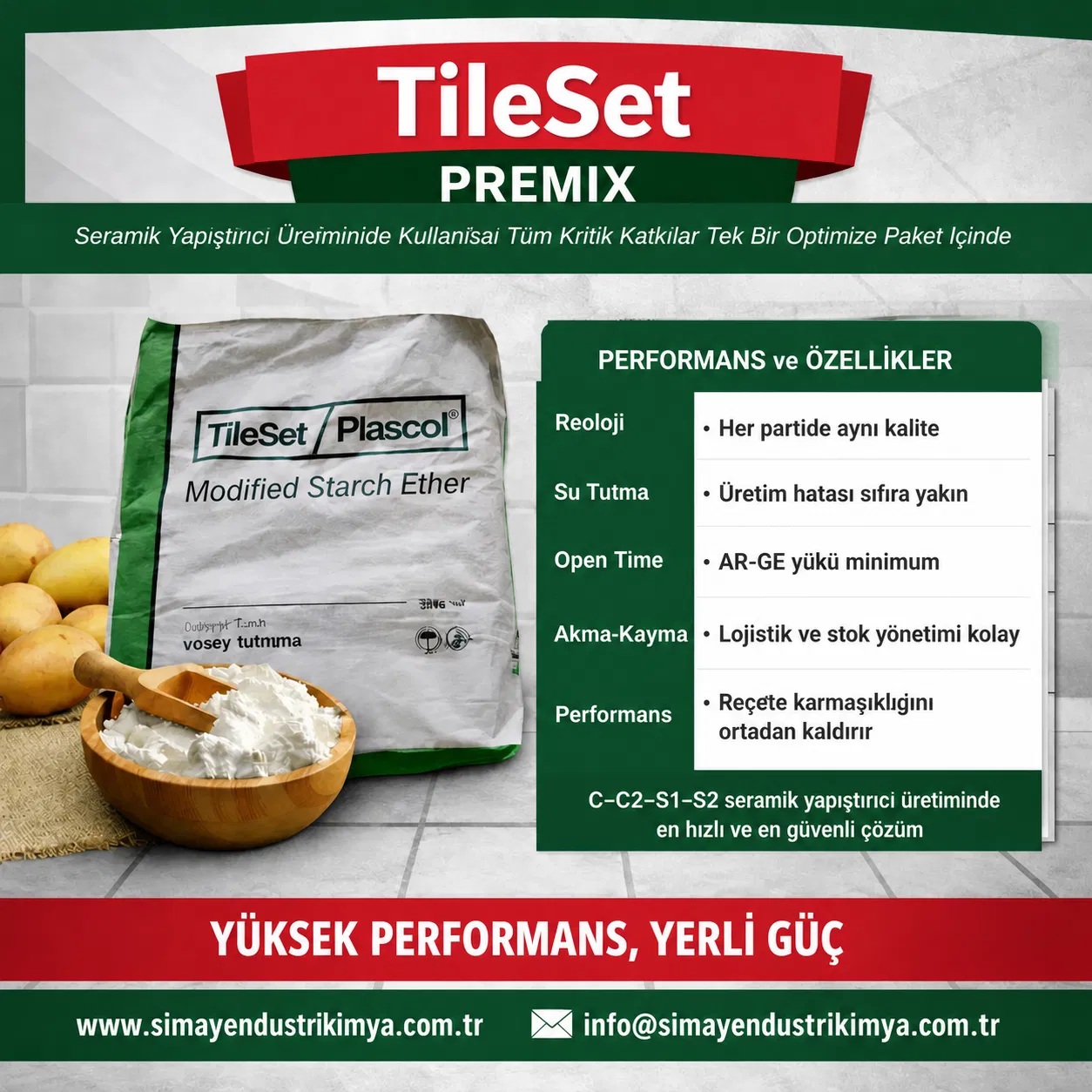 YENİ  PREMİX ÜRÜN